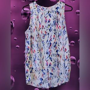 ✨ Multi Colored Sleeveless Blouse ✨